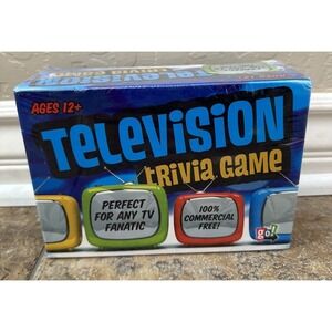 Television Trivia Game 1950s to 1990s Family Games by Go Games New and Sealed